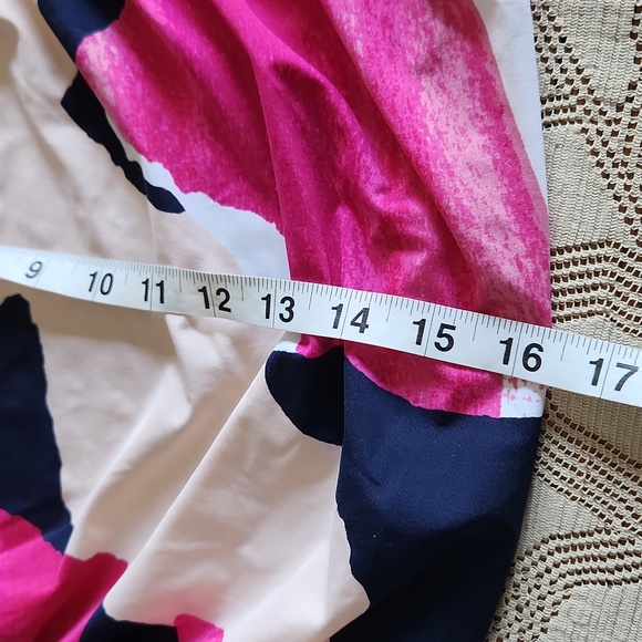 DYNK, NWT, Women's Swimsuit 🩱 Top, Size Large, Pink, Navy - Picture 12 of 12